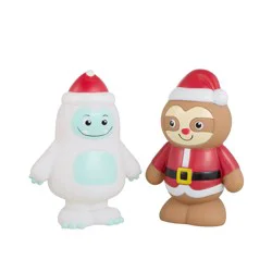 Pet Holiday Merry & Bright Vinyl Dog Toys 2 Count