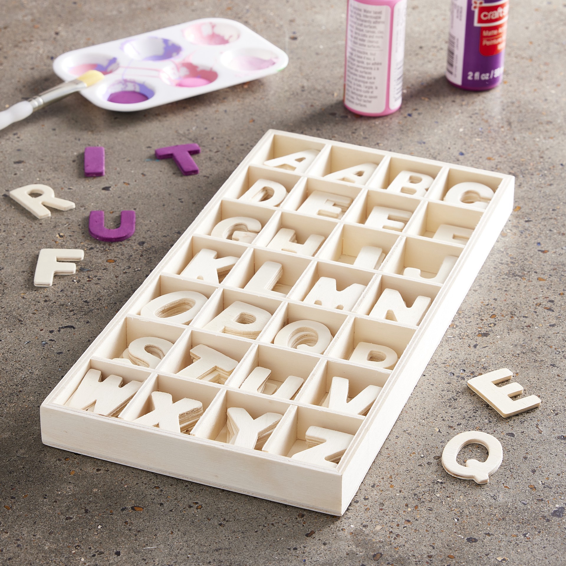slide 3 of 3, 1.25" Punch-Cut Alphabet Set By Make Market, 1.25 in