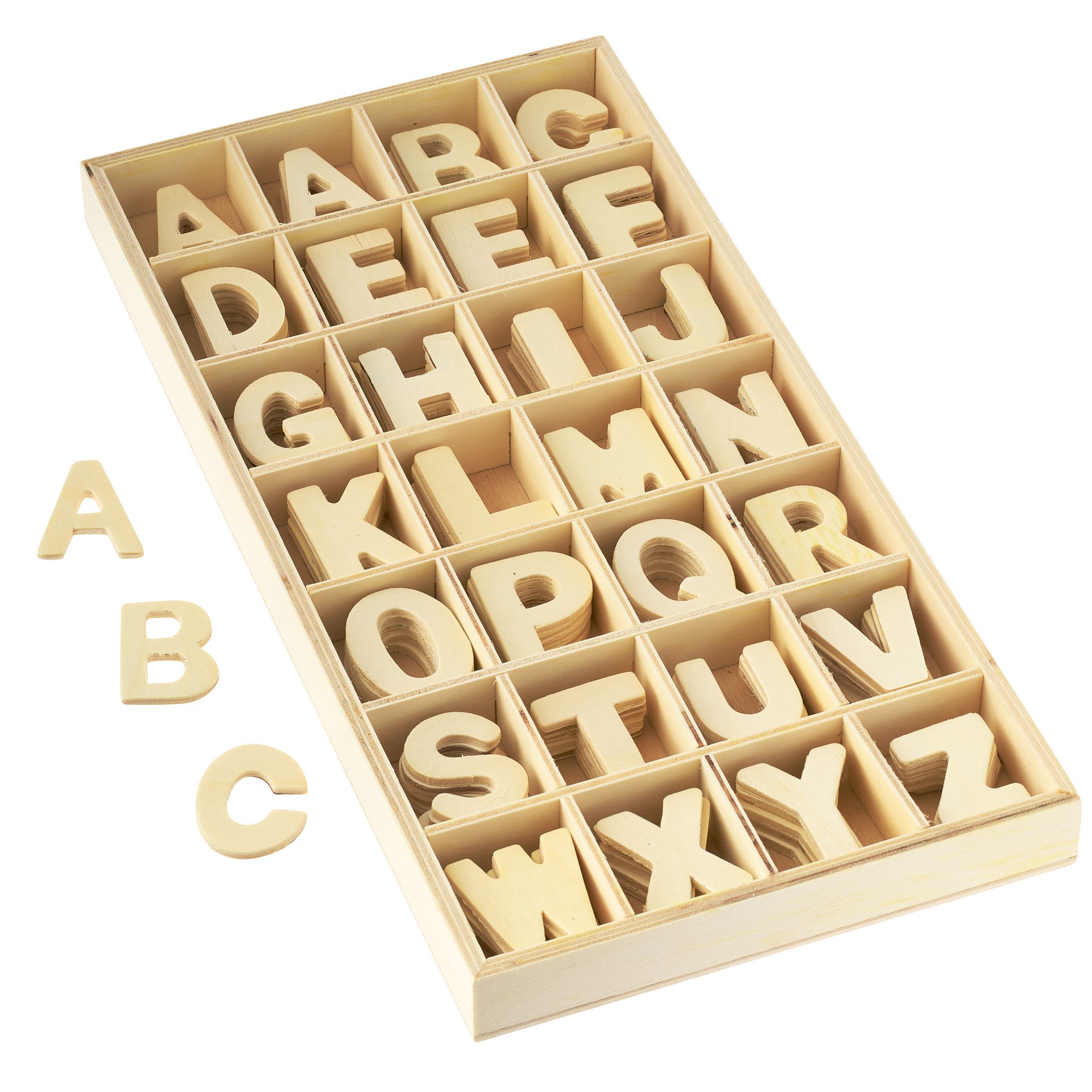 slide 2 of 3, 1.25" Punch-Cut Alphabet Set By Make Market, 1.25 in