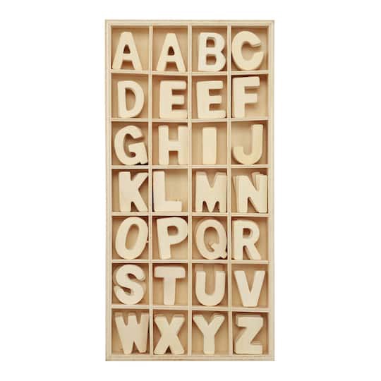 slide 1 of 3, 1.25" Punch-Cut Alphabet Set By Make Market, 1.25 in