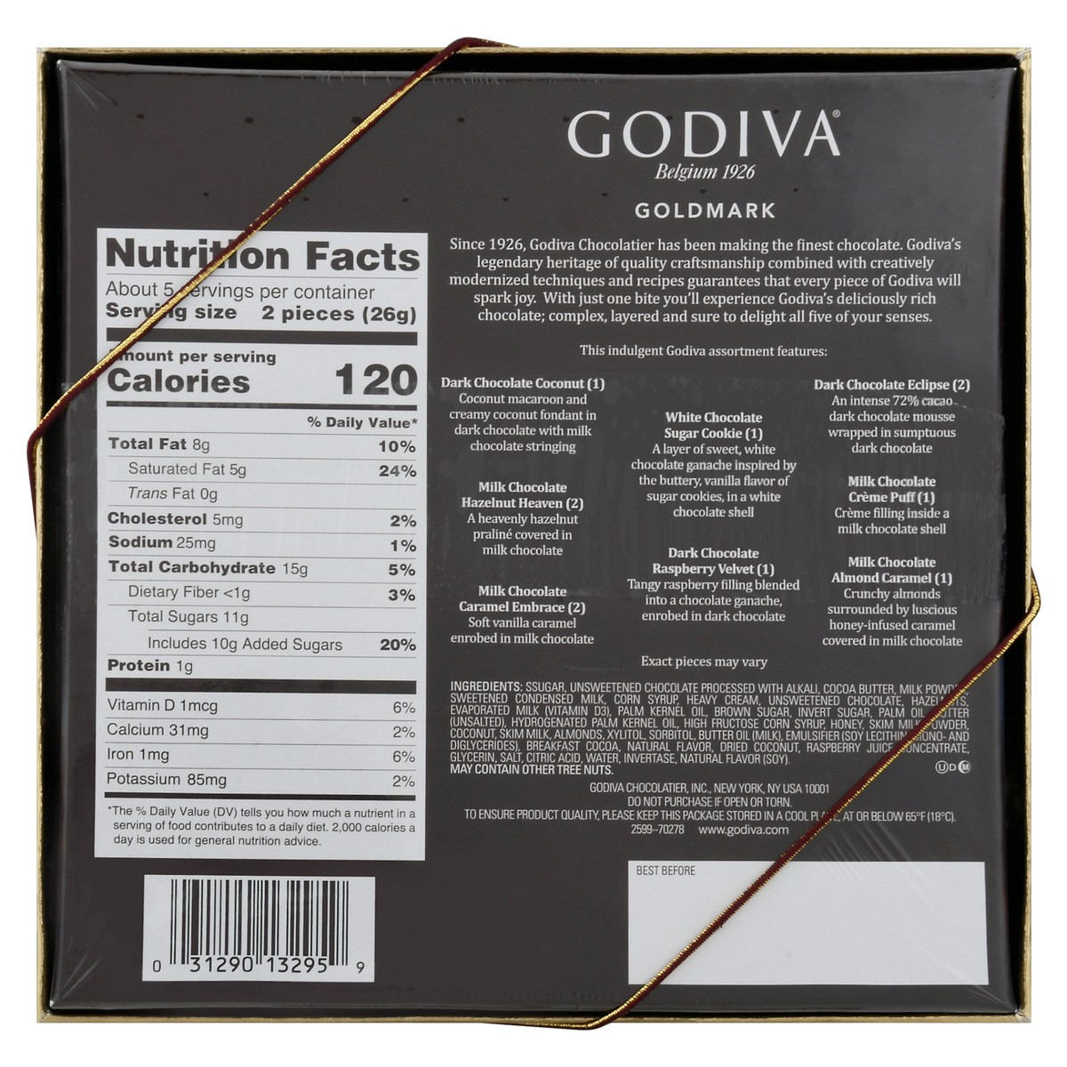 slide 4 of 13, Godiva Goldmark Assorted Chocolate Creations 4.7 oz, 11 ct