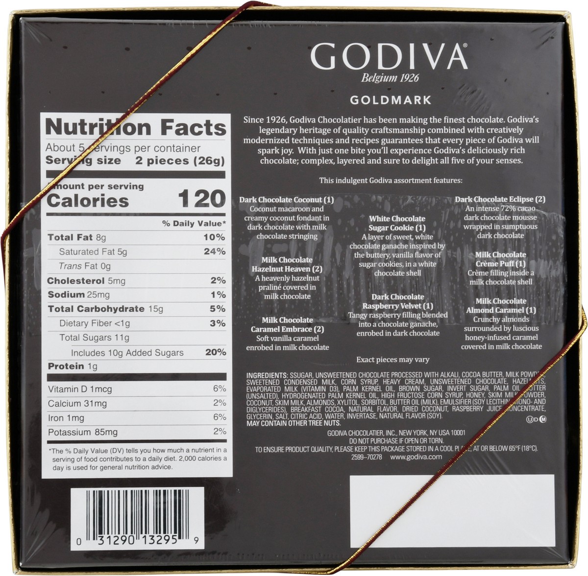 slide 10 of 13, Godiva Goldmark Assorted Chocolate Creations 4.7 oz, 11 ct