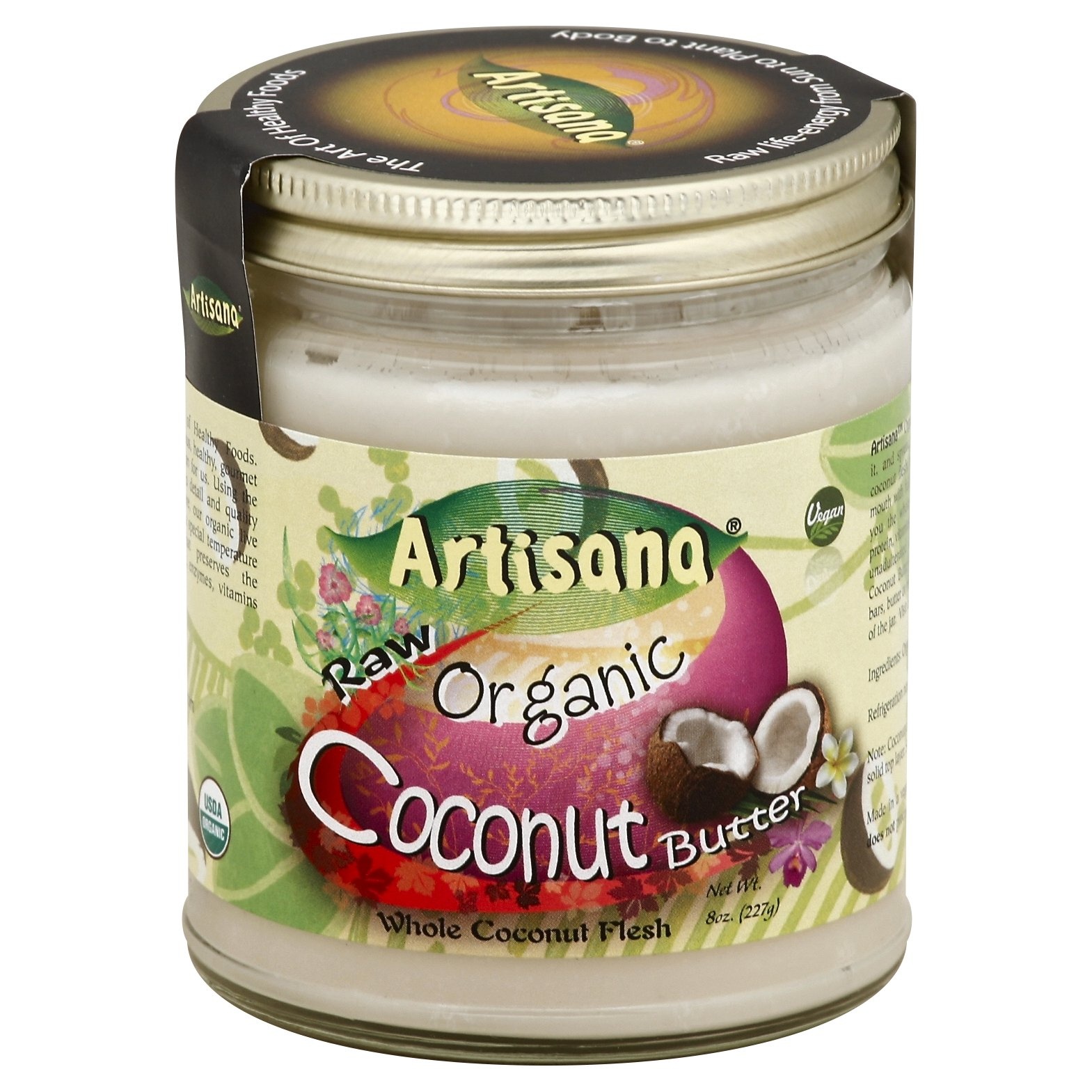 slide 1 of 1, Artisana Organic Raw Coconut Butter, 8 oz