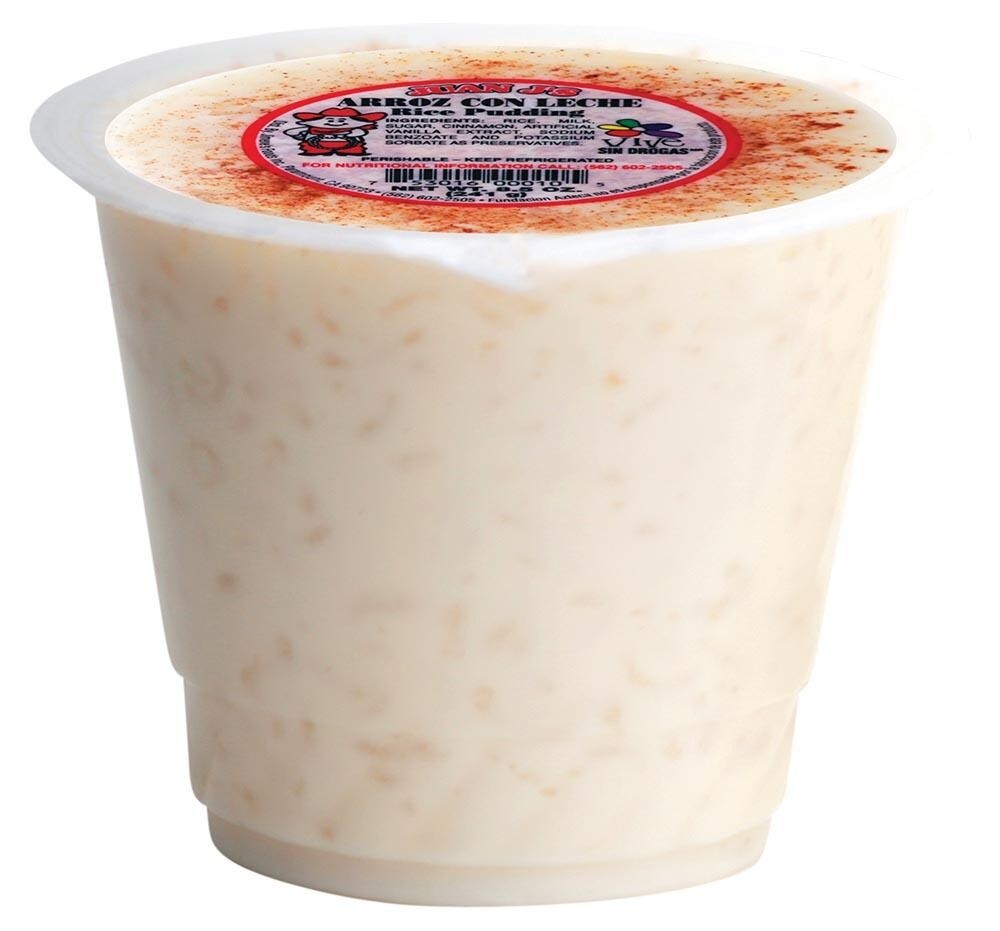 slide 1 of 1, Juan J's Rice Pudding, 8.5 oz