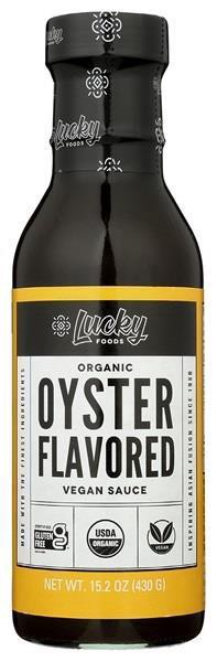 slide 1 of 1, Lucky Foods Organic Oyster Flavored Vegan Sauce, 15.2 oz