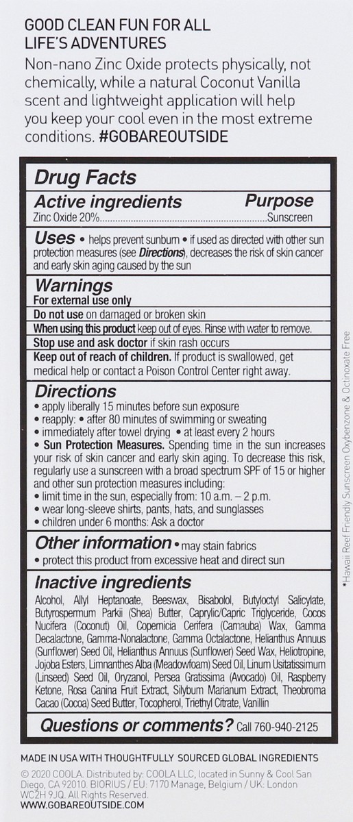 slide 3 of 9, Bare Republic SPF 50 Mineral Vanilla-Coco Sunscreen 0.5 oz, 0.5 oz