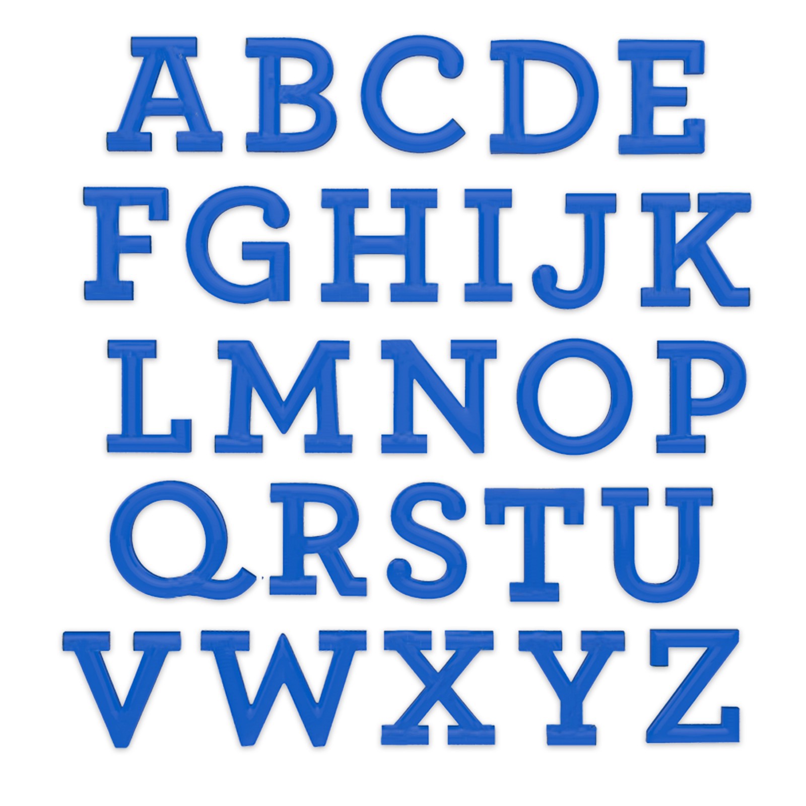 slide 2 of 4, Blue Moon Studio Uv Resin Craft Alphabet Flat Mold, 3.5 in x 3.125 in x 0.438 in