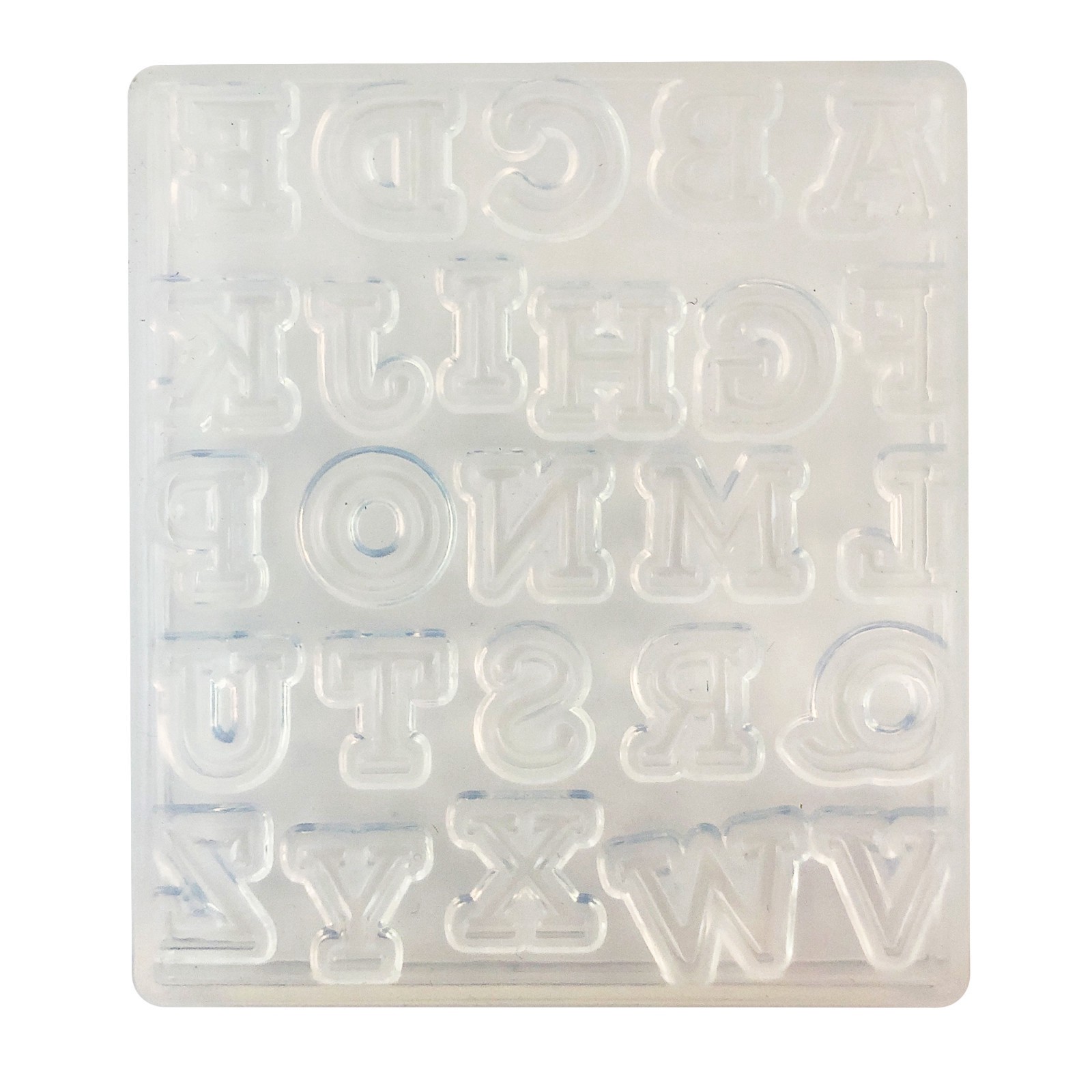 slide 4 of 4, Blue Moon Studio Uv Resin Craft Alphabet Flat Mold, 3.5 in x 3.125 in x 0.438 in