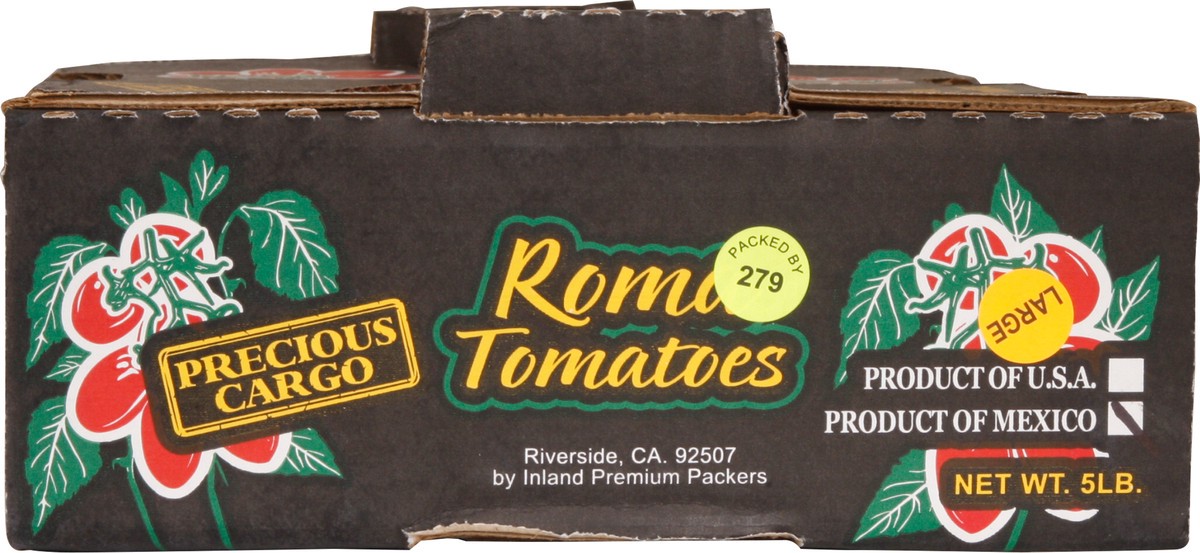 slide 4 of 9, Precious Cargo Large Roma Tomatoes 5 lb, 5 lb