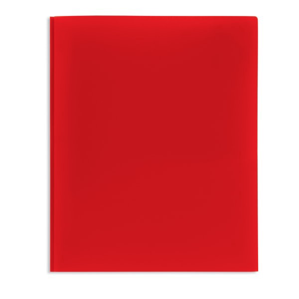 slide 7 of 8, Office Depot® Brand 2-Pocket School-Grade Poly Folders With Prongs, 8-1/2"" x 11"", Assorted Colors, Pack Of 48, 48 ct