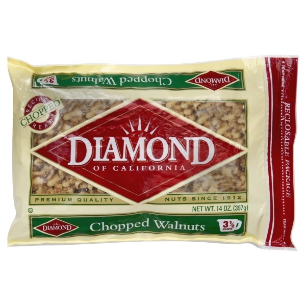 slide 1 of 1, Diamond Walnuts 14 oz, 14 oz