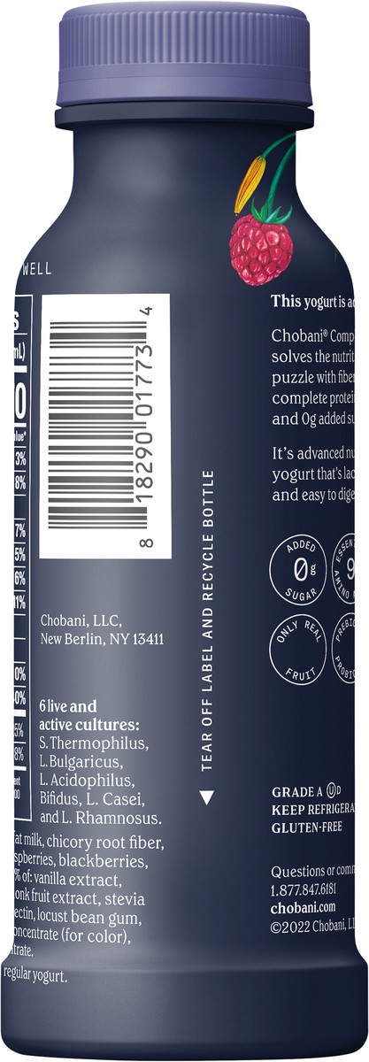 slide 4 of 8, Chobani Complete Protein Mixed Berry Vanilla Yogurt Drink - 10 fl oz, 10 oz