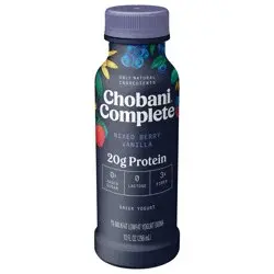 Chobani Complete Protein Mixed Berry Vanilla Yogurt Drink - 10 fl oz