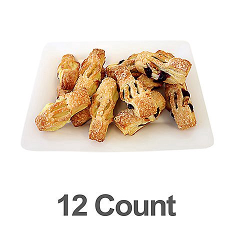 slide 1 of 1, Bakery Strudel Lemon & Cheese Straws 12 Count - Each, 12 ct