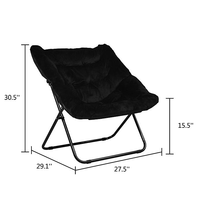 slide 3 of 3, SALT Lounge Chair - Black Velvet, 1 ct