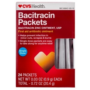 slide 1 of 1, CVS Health Bacitracin Packette To Go, 24 ct; 0.72 oz