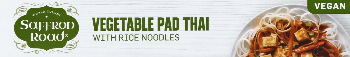 slide 2 of 5, Saffron Road Vegetable Pad Thai With Rice Noodles Gluten-Free Frozen Dinner, 10 oz