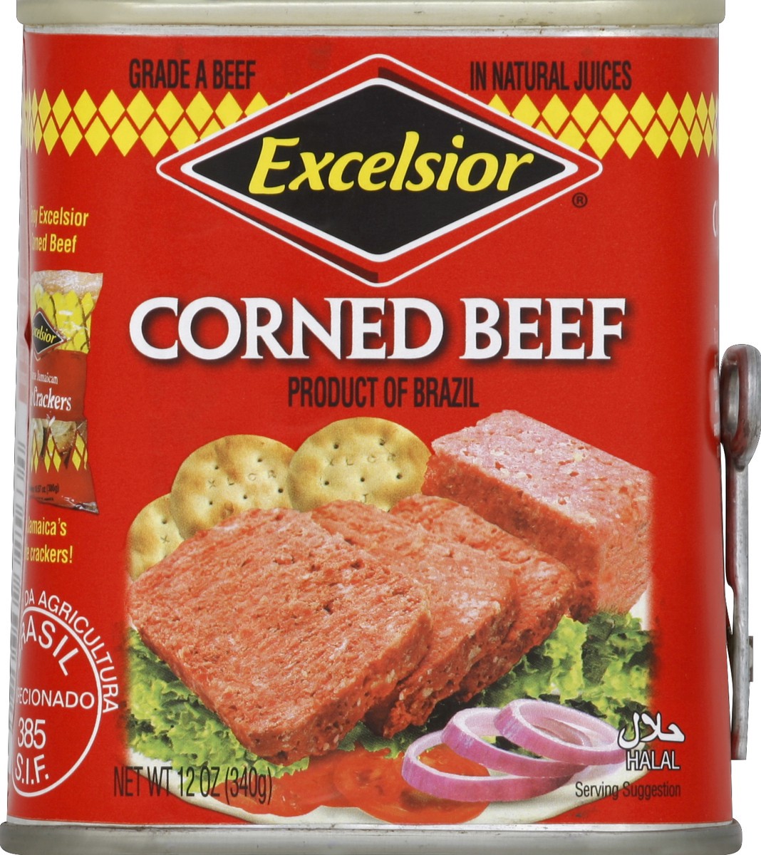 slide 4 of 4, Excelsior Corned Beef 12 oz, 12 oz