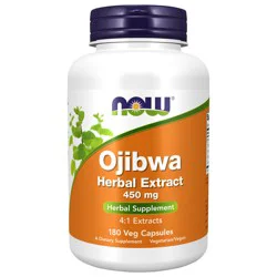 NOW Ojibwa Herbal Extract 450 mg - 180 Veg Capsules