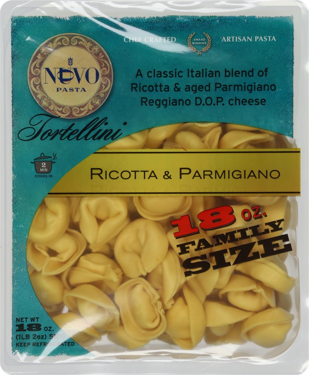 slide 4 of 13, Nuovo Ricotta & Parmigiano Tortellini Family Size 18 oz, 18 oz