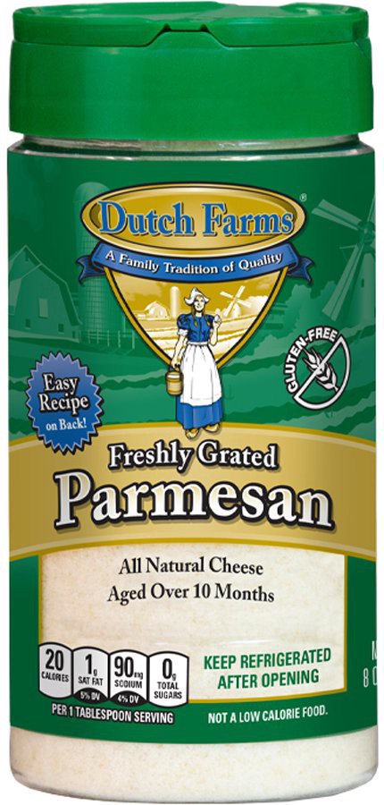 slide 1 of 1, Dutch Farms Parmesan Cheese, 8 oz