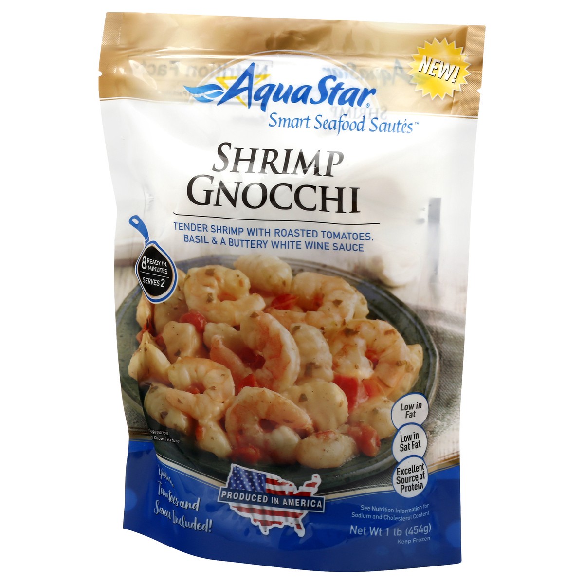 slide 11 of 12, Aqua Star Shrimp Gnocchi 1 lb, 1 lb