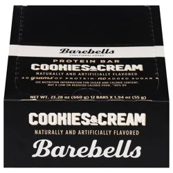 Barebells Protein Bar, Cookies & Cream