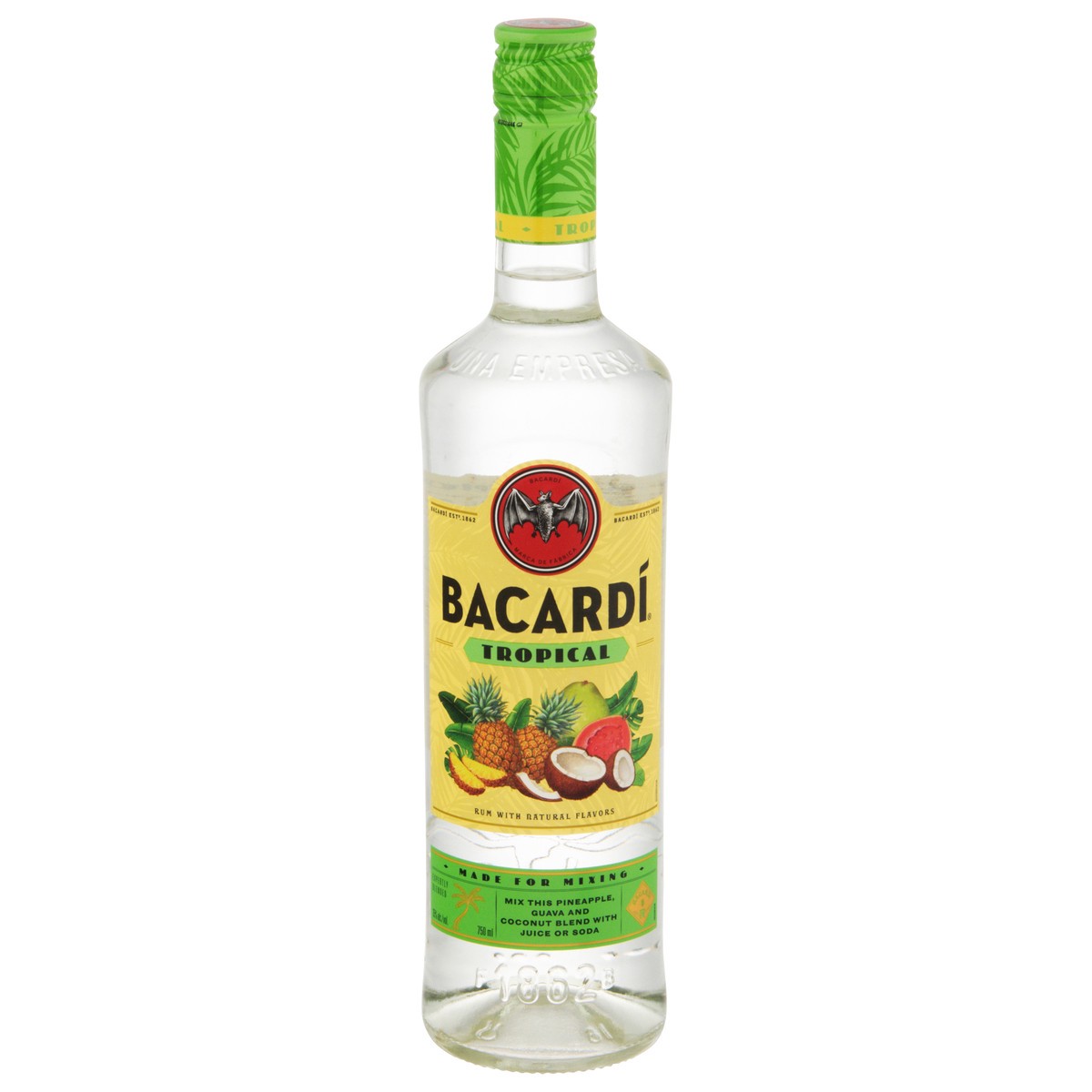 slide 1 of 5, Bacardi Tropical Rum 750 ml, 750 ml