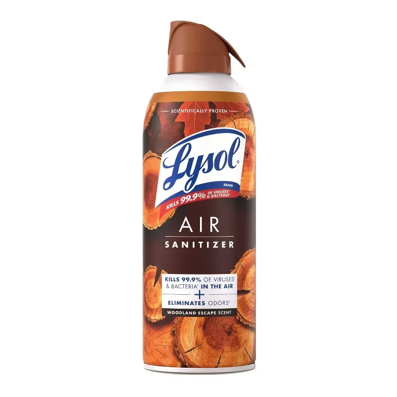slide 1 of 8, Lysol Aerosol Air Sanitizer - Woodland Escape - 10oz, 10 oz