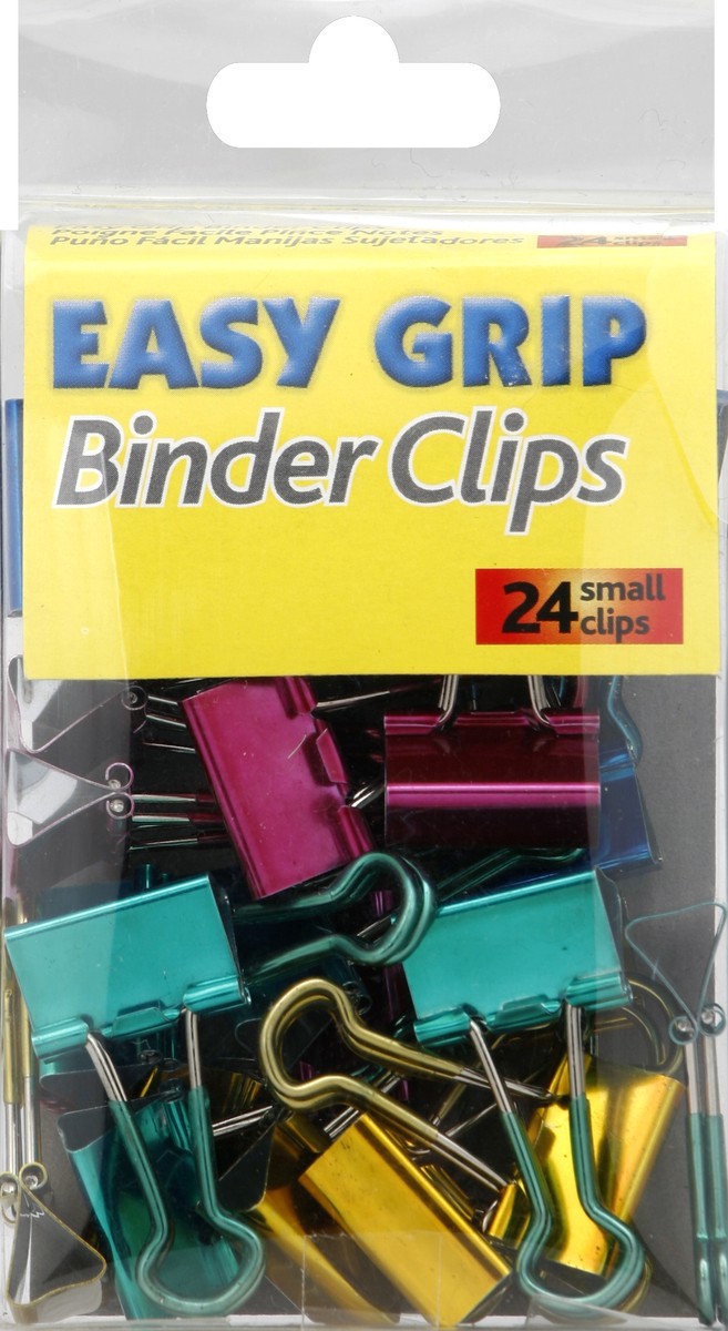 slide 2 of 4, OIC Easy Grip Mini Binder Clips, 24 ct