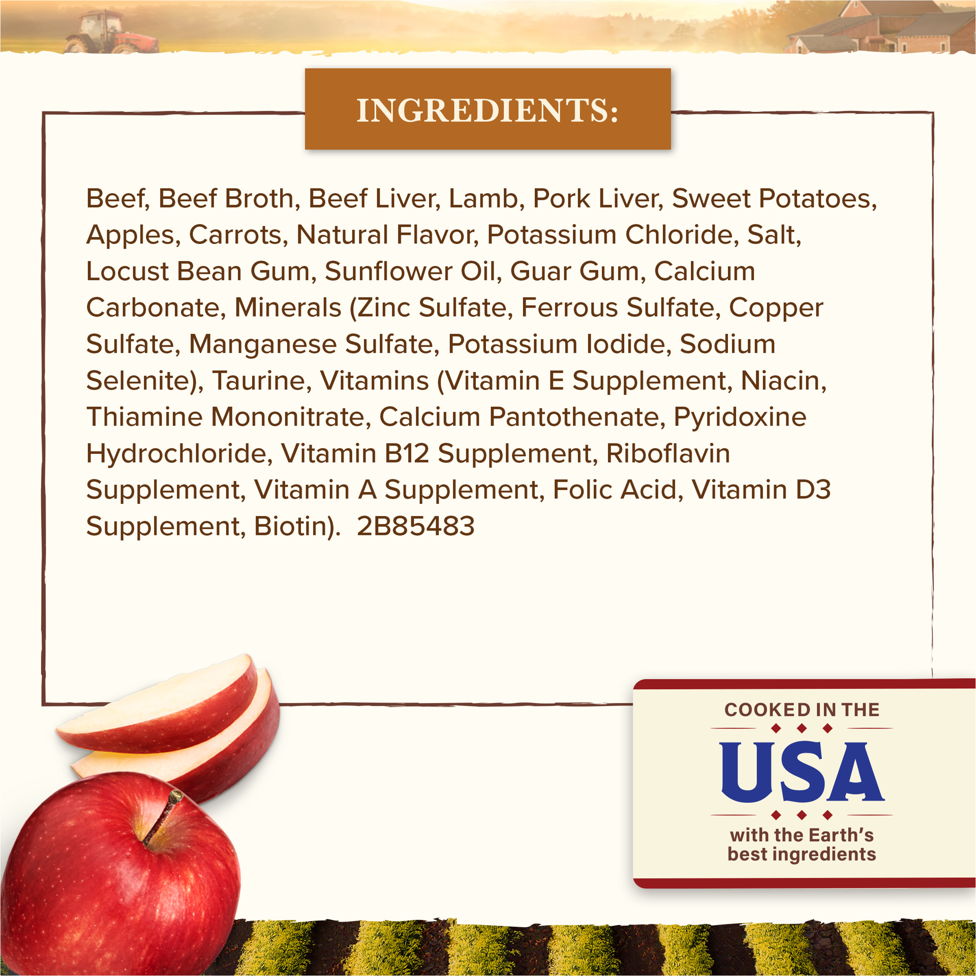 slide 2 of 4, Whole Earth Farms Grain Free Red Meat Recipe Canned Dog Food - 12.7 oz Can, 12.7 oz