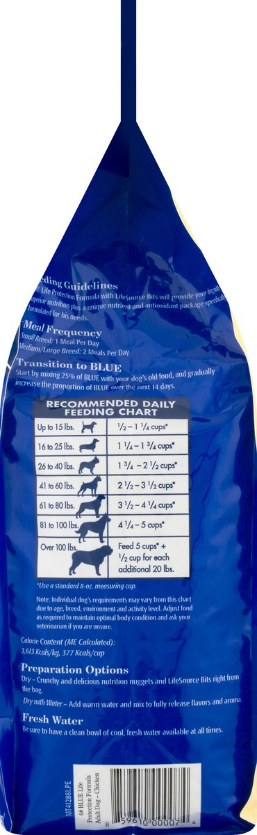 slide 6 of 9, Blue Buffalo Adult Chicken & Brown Rice - Dry Dog Food, 6 lb