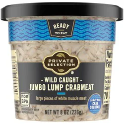 Private Selection Wild Caught Jumbo Lump Crabmeat