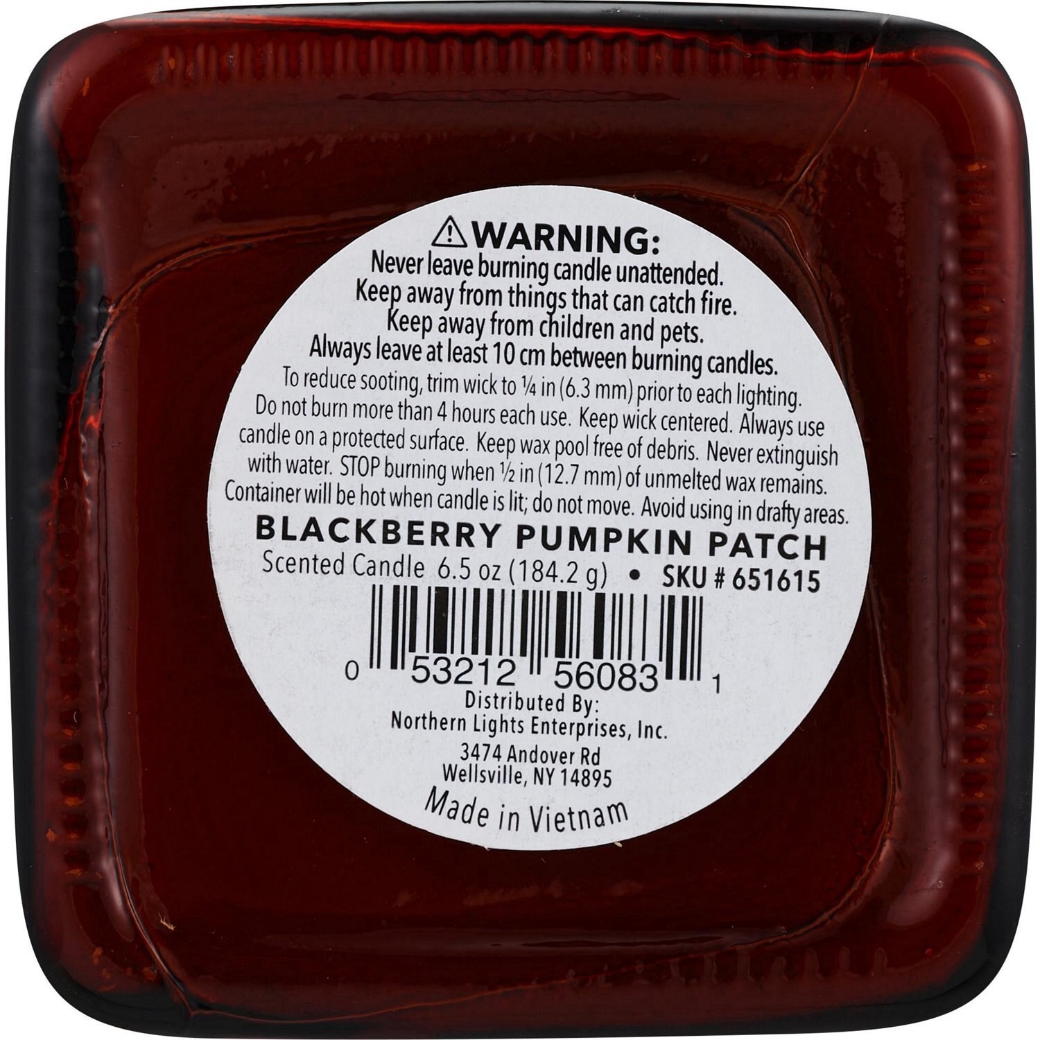 slide 3 of 3, Northern Lights Apothecary Jar Candle, Blackberry Pumpkin Patch Scent, 6.5 Oz, 6.5 oz