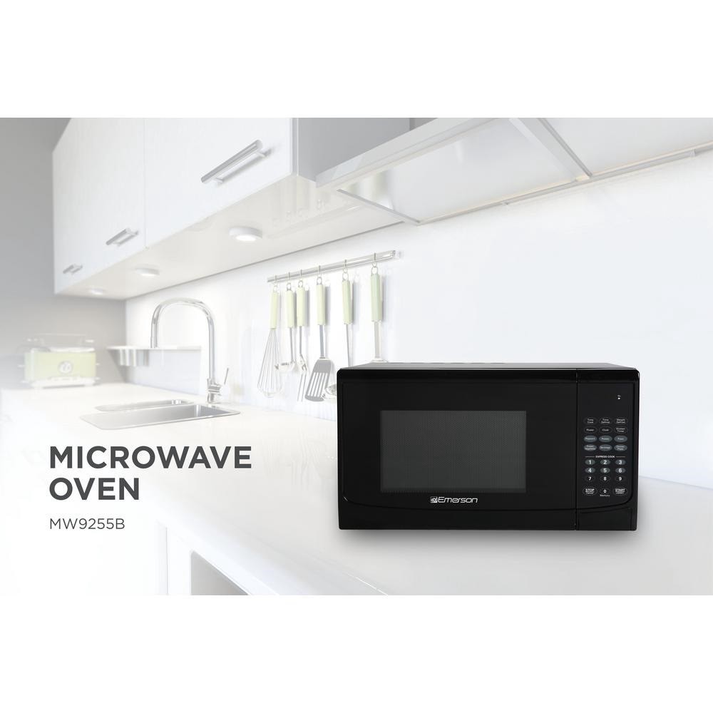 slide 2 of 2, Emerson Touch-Control Microwave Oven - Black, 1 ct