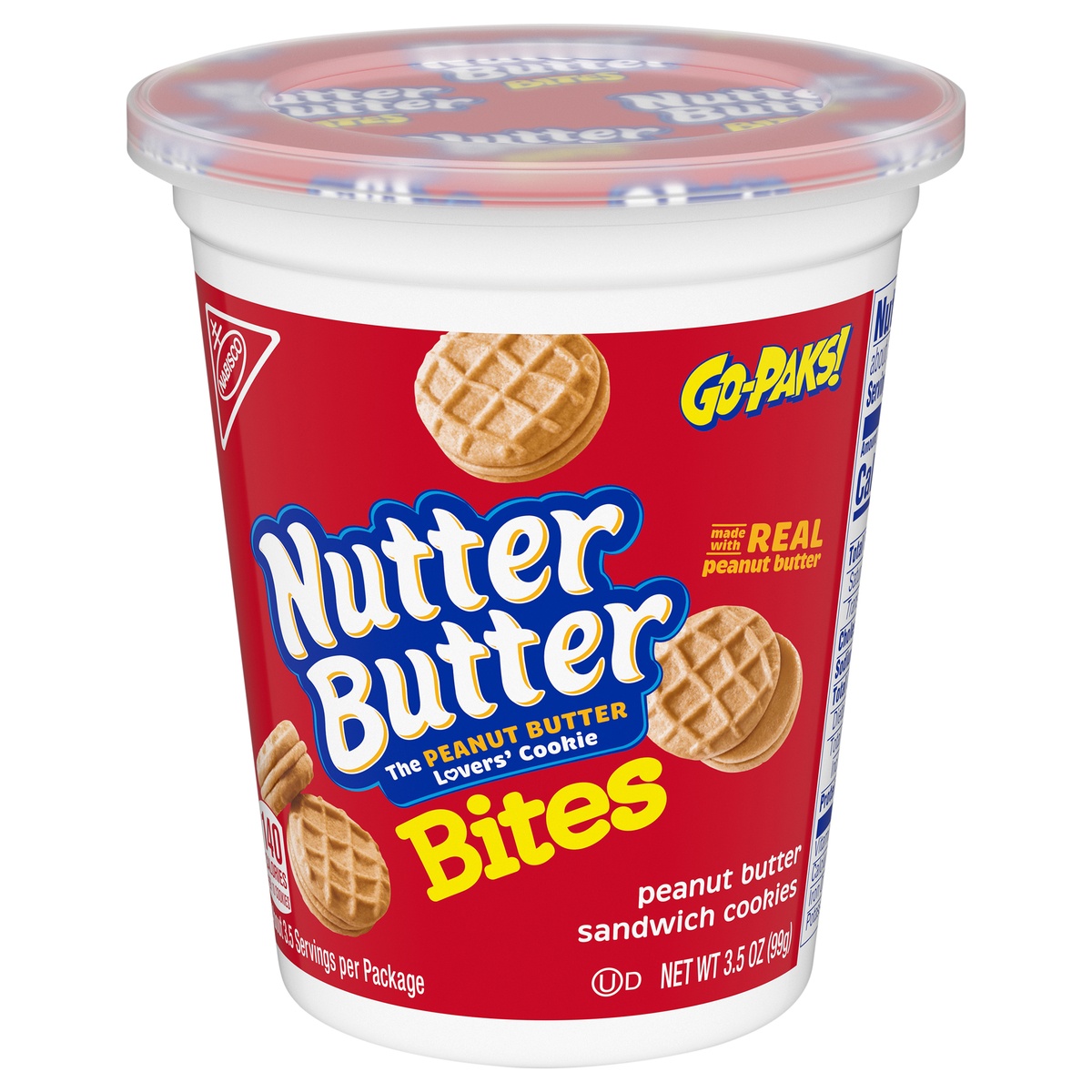 slide 11 of 11, Nutter Butter Peanut Butter Sandwich Cookies Bites, 3.5 oz