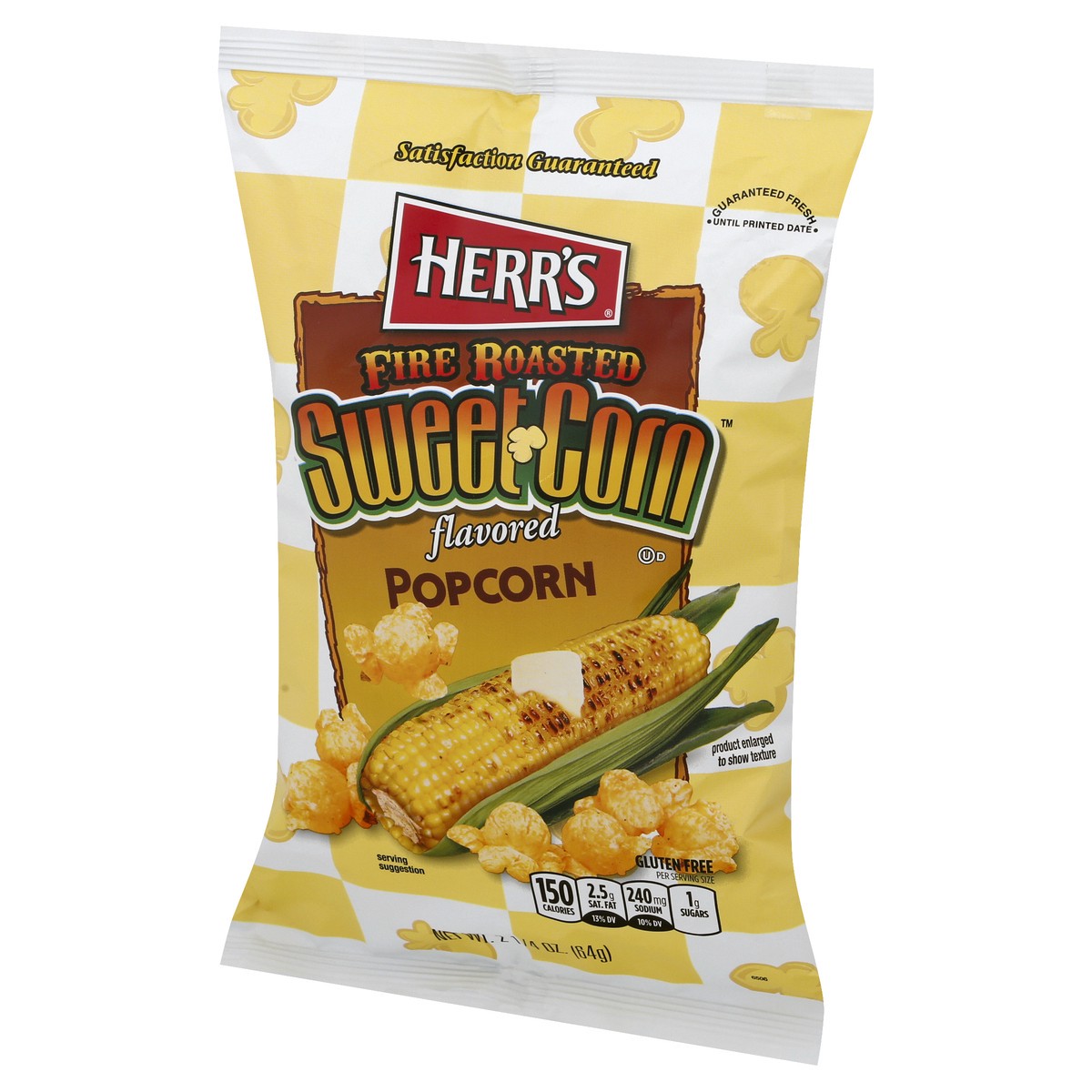 slide 3 of 10, Herr's Fire Roasted Sweet Corn Flavored Popcorn 2.25 oz, 2.75 oz