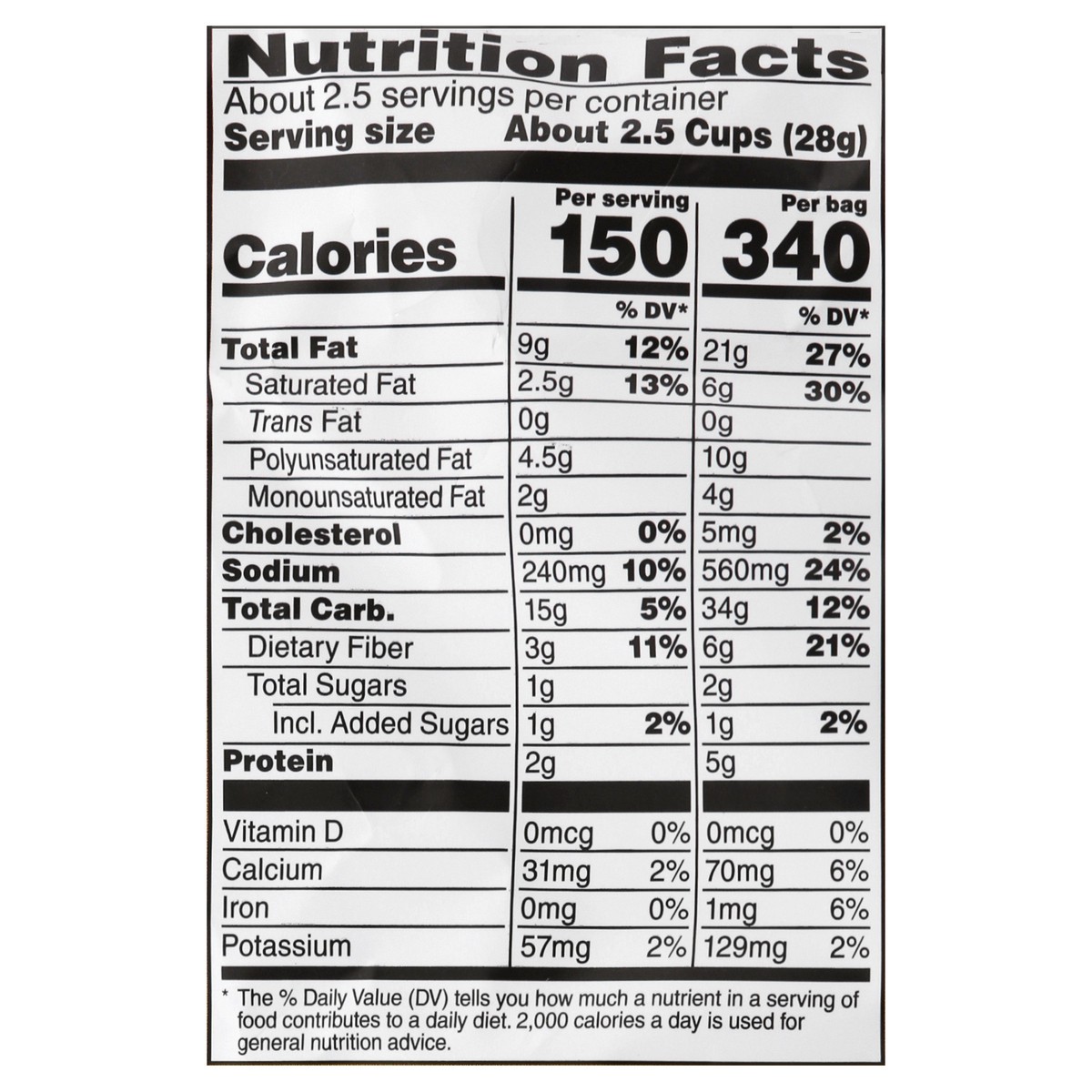 slide 8 of 10, Herr's Fire Roasted Sweet Corn Flavored Popcorn 2.25 oz, 2.75 oz