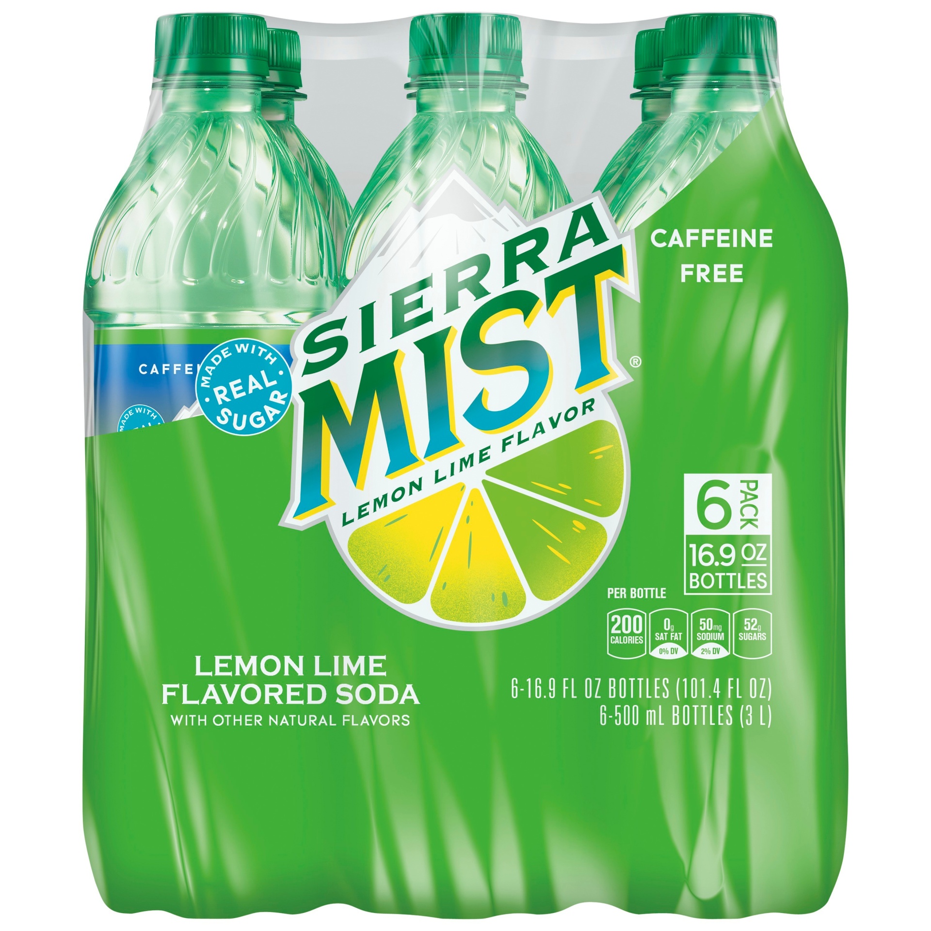 slide 1 of 3, Sierra Mist Mist Twist Soda, 6 ct; 16.9 fl oz