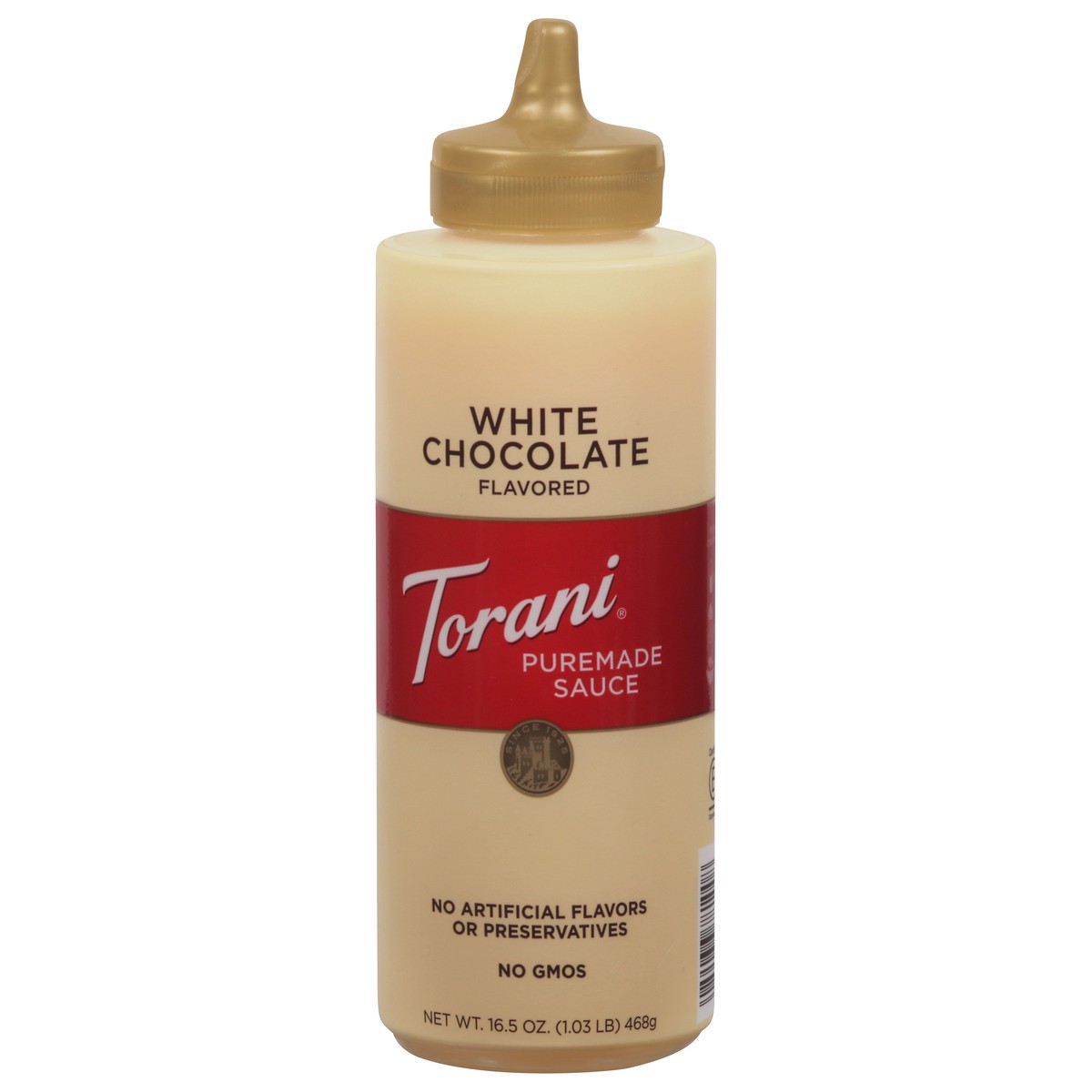 slide 1 of 9, Torani White Chocolate Flavored Puremade Sauce - 16.5 oz, 16.5 oz