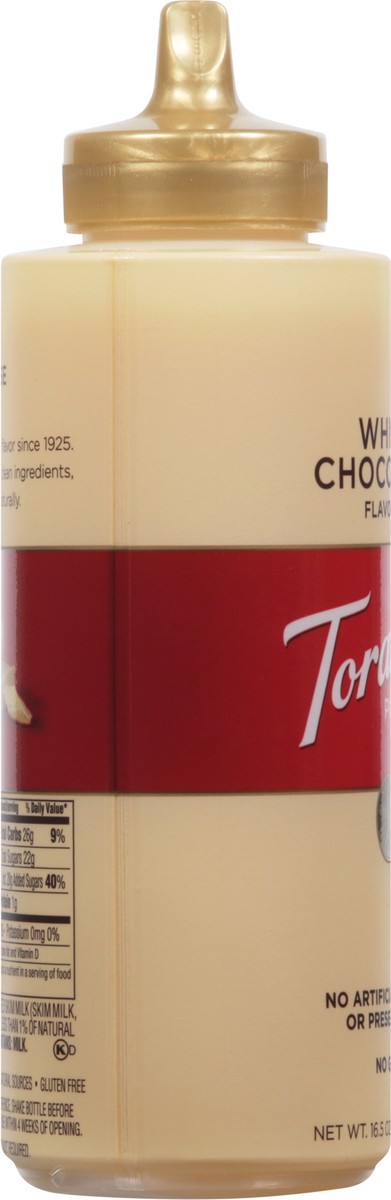 slide 3 of 9, Torani White Chocolate Flavored Puremade Sauce - 16.5 oz, 16.5 oz