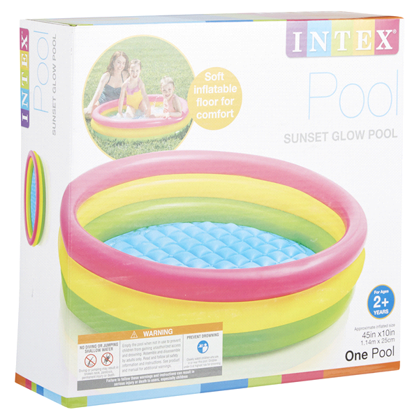 slide 4 of 29, Intex Sunset Glow Baby Pool, 1 ct