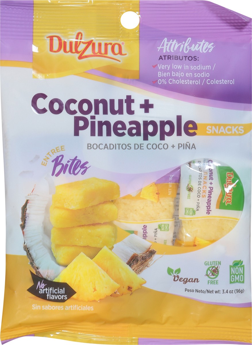 slide 5 of 9, Dulzura Coconut + Pineapple Snacks Bites 3.4 oz, 3.4 oz