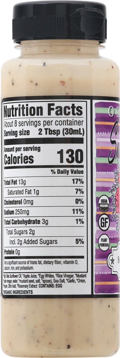 slide 8 of 9, Salad Girl Organic Dairy Free Sweet & Sassy Dressing 8 oz, 