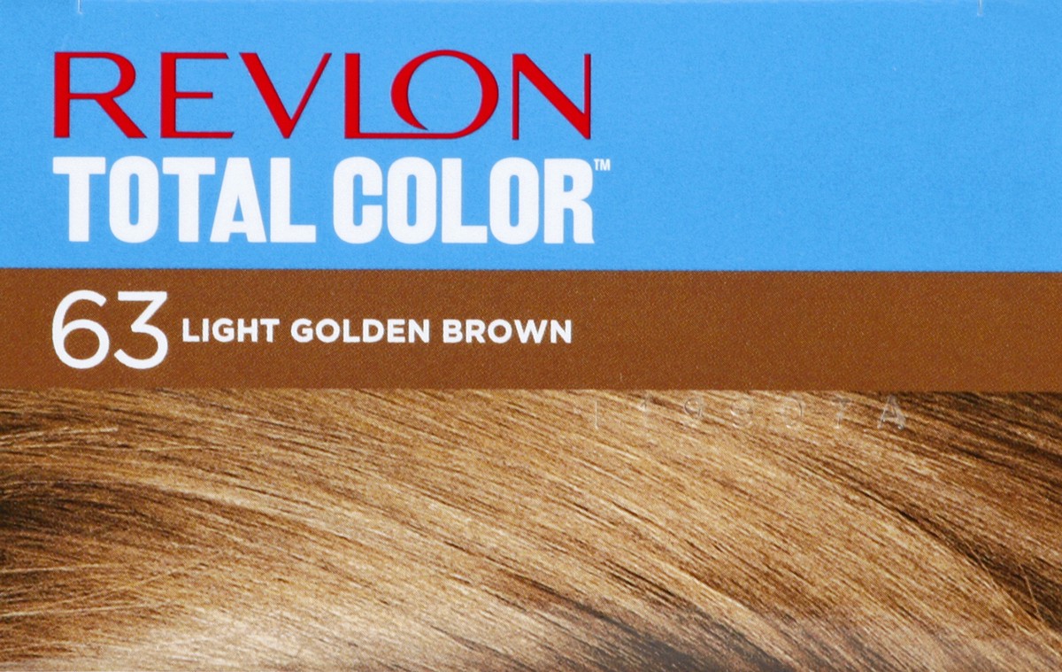 slide 9 of 9, Revlon Total Color Clean and Vegan Hair Color with 100% Gray Coverage - Light Golden Brown, 5.94 fl oz