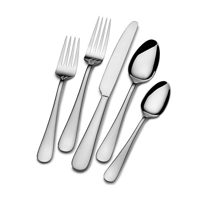 slide 1 of 1, Gourmet Basics by Mikasa Sincerity Flatware Set, 65 ct