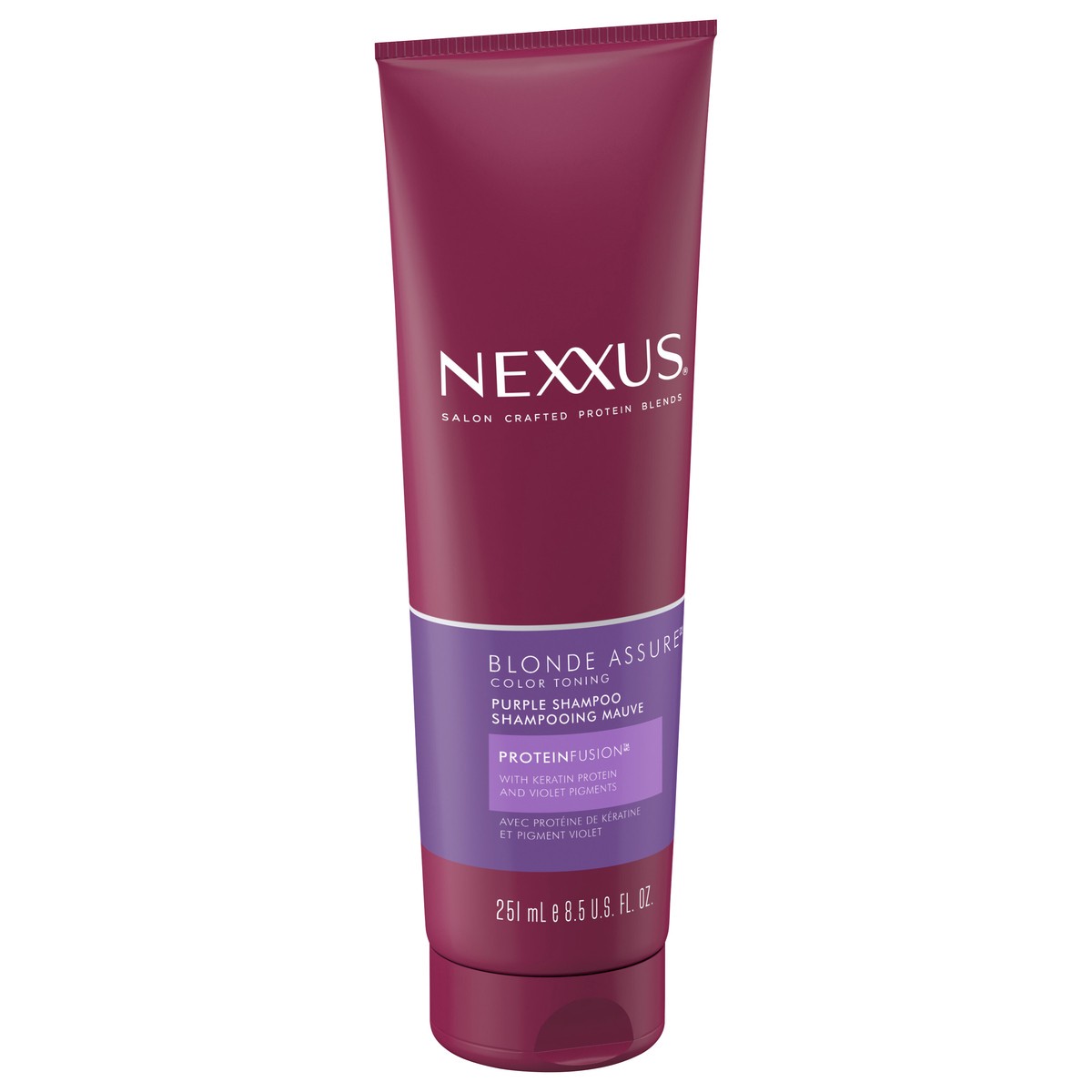 slide 3 of 5, Nexxus Blonde Assure Purple Shampoo, For Blonde Hair, 8.5 oz, 8.5 oz