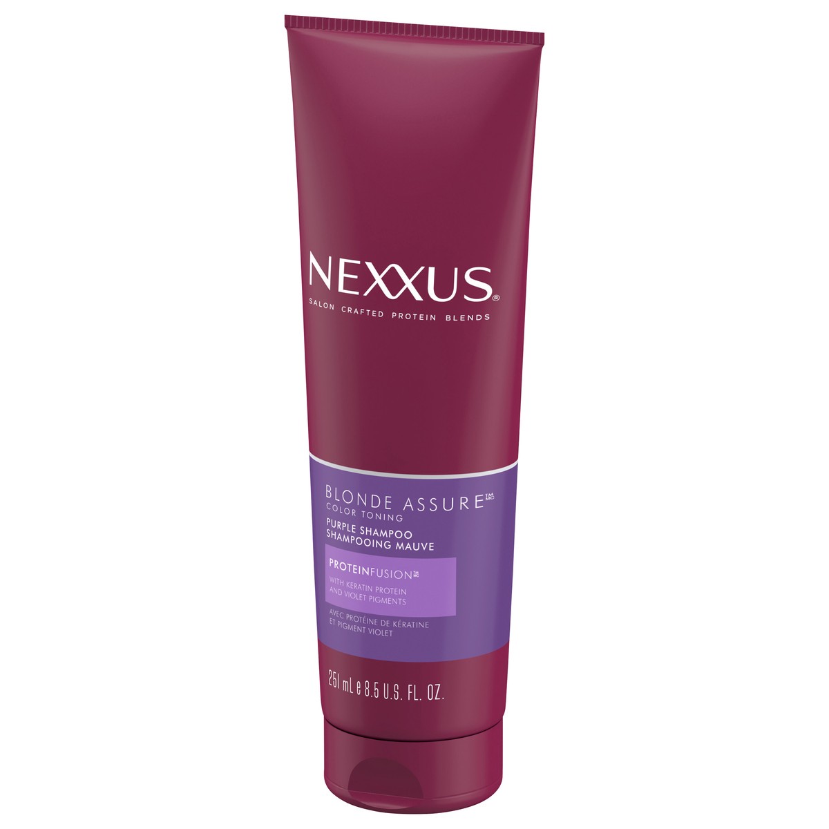 slide 5 of 5, Nexxus Blonde Assure Purple Shampoo, For Blonde Hair, 8.5 oz, 8.5 oz