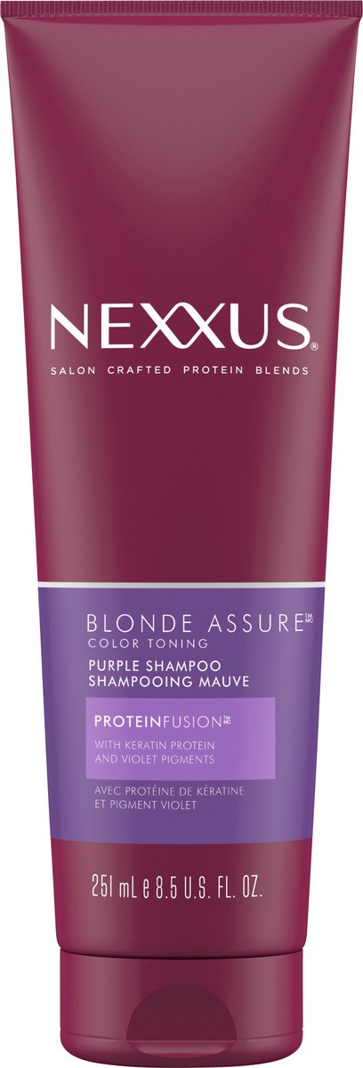 slide 4 of 5, Nexxus Blonde Assure Purple Shampoo, For Blonde Hair, 8.5 oz, 8.5 oz