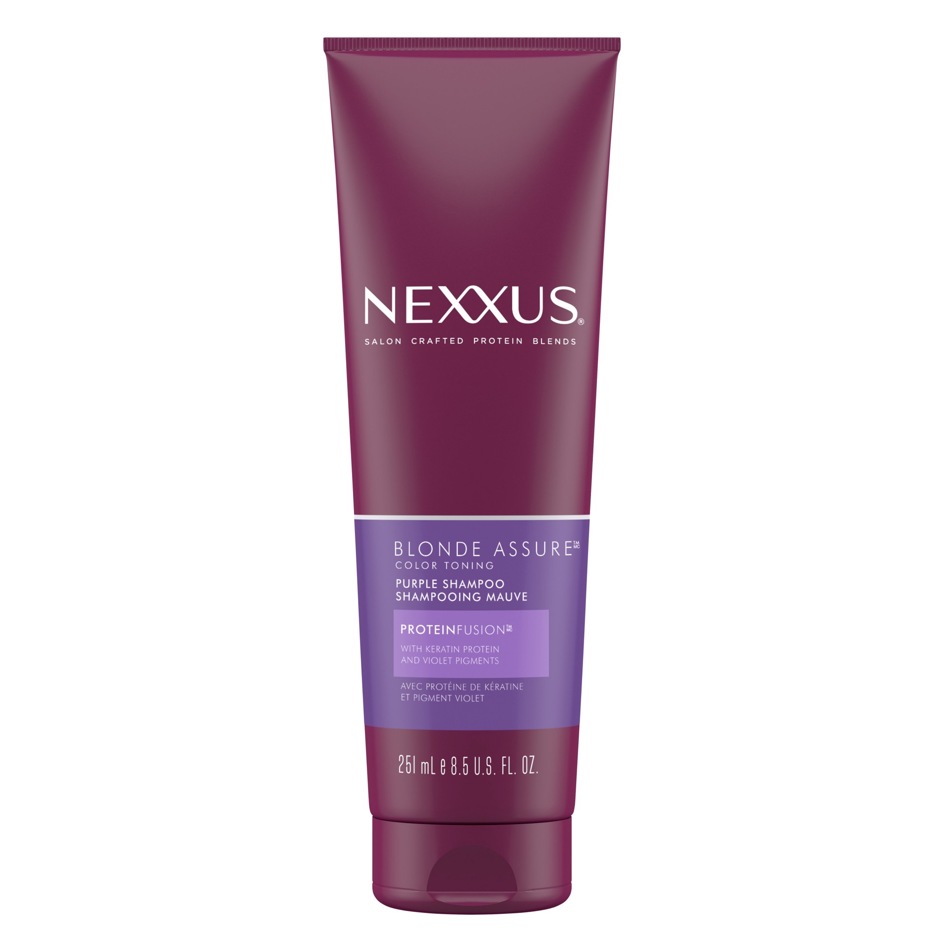 slide 1 of 5, Nexxus Blonde Assure Purple Shampoo, For Blonde Hair, 8.5 oz, 8.5 oz